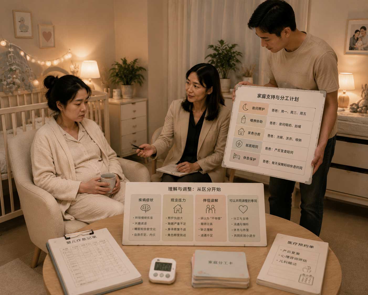 产后抑郁让夫妻越来越远怎么办？共同应对再修复关系