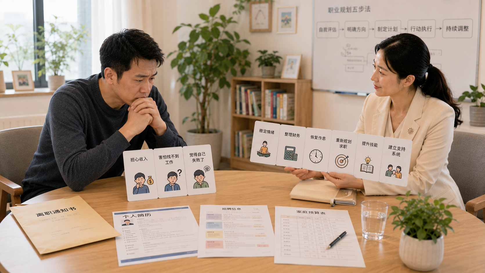 突然失业以后怎么办？先稳住生活，再重新规划下一份工作