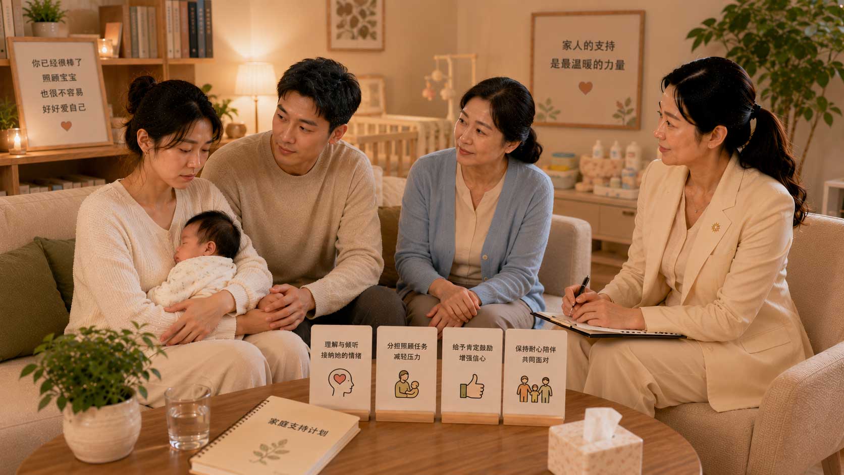 产后抑郁症需要家人怎样支持？理解比指责更重要
