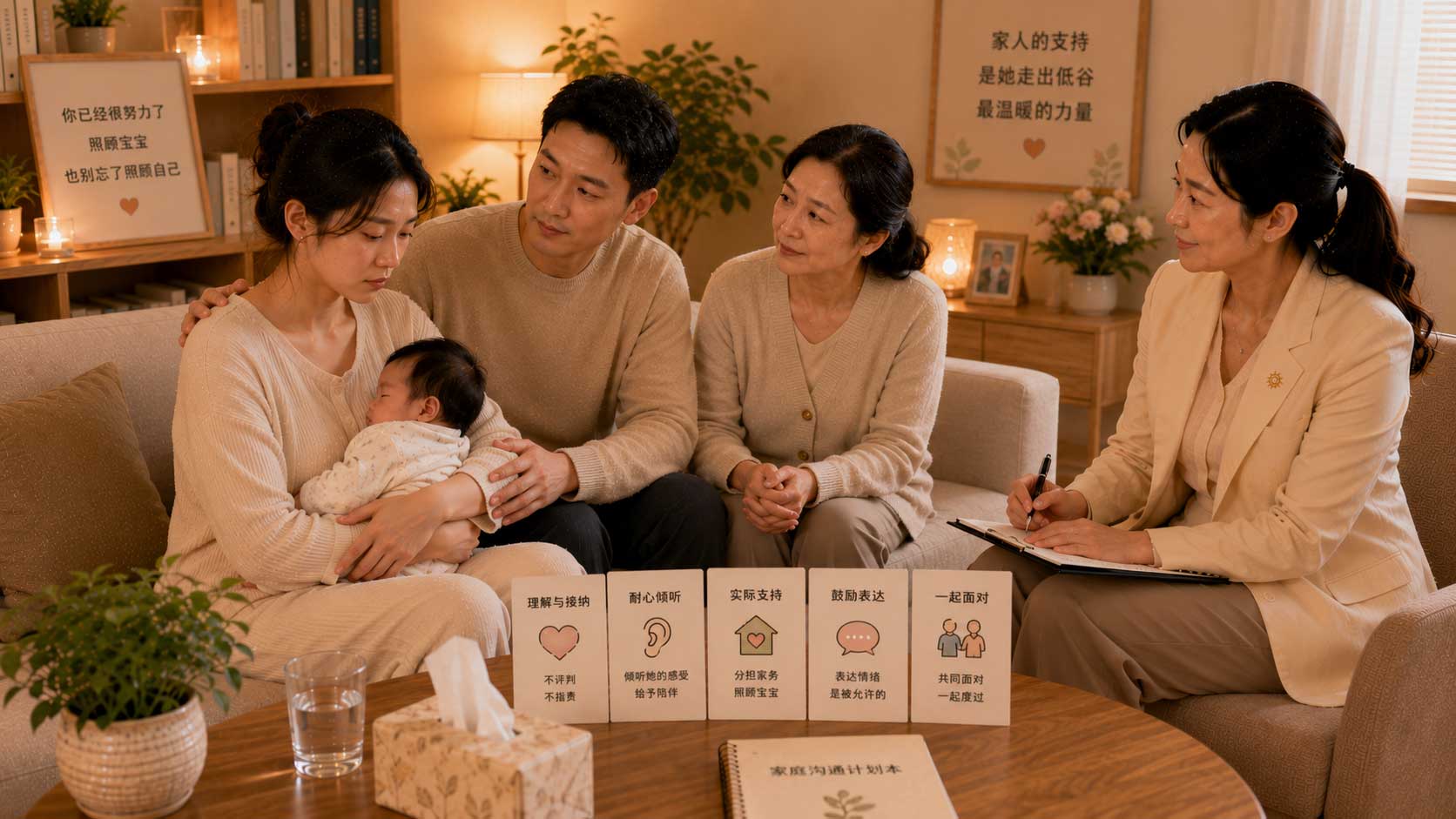 如何帮助患有产后抑郁症的亲友？科学陪伴指南