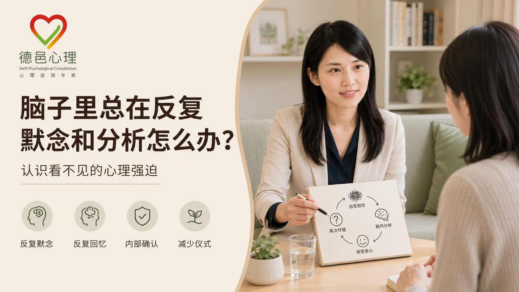 脑中反复默念和分析怎么办？认识看不见的心理强迫