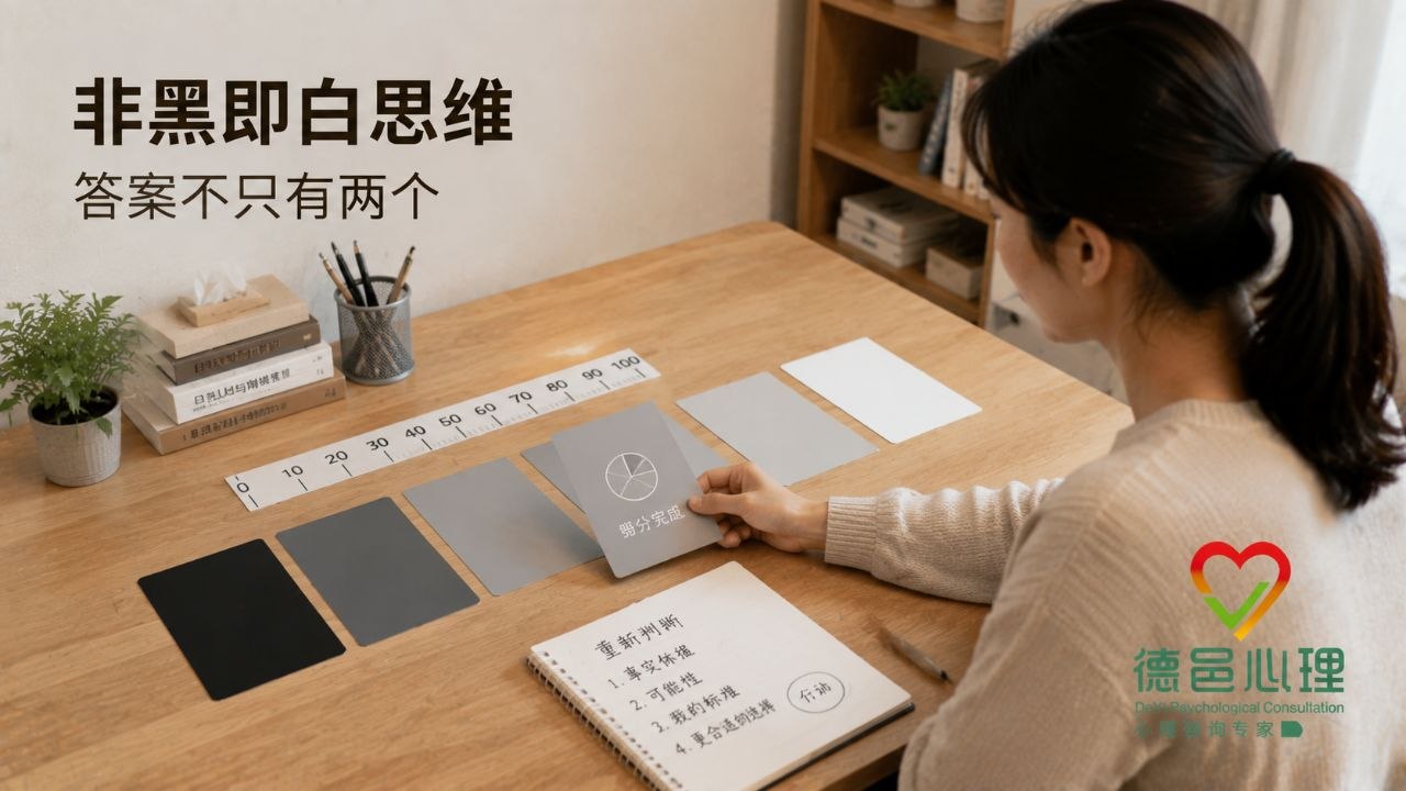 非黑即白思维是什么？跳出“要么成功要么失败”的判断