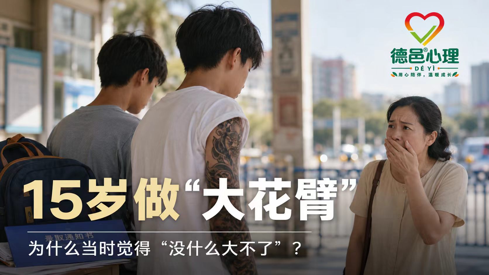 厦门15岁少年大面积文身入学受阻：青春期为什么容易低估长期后果？