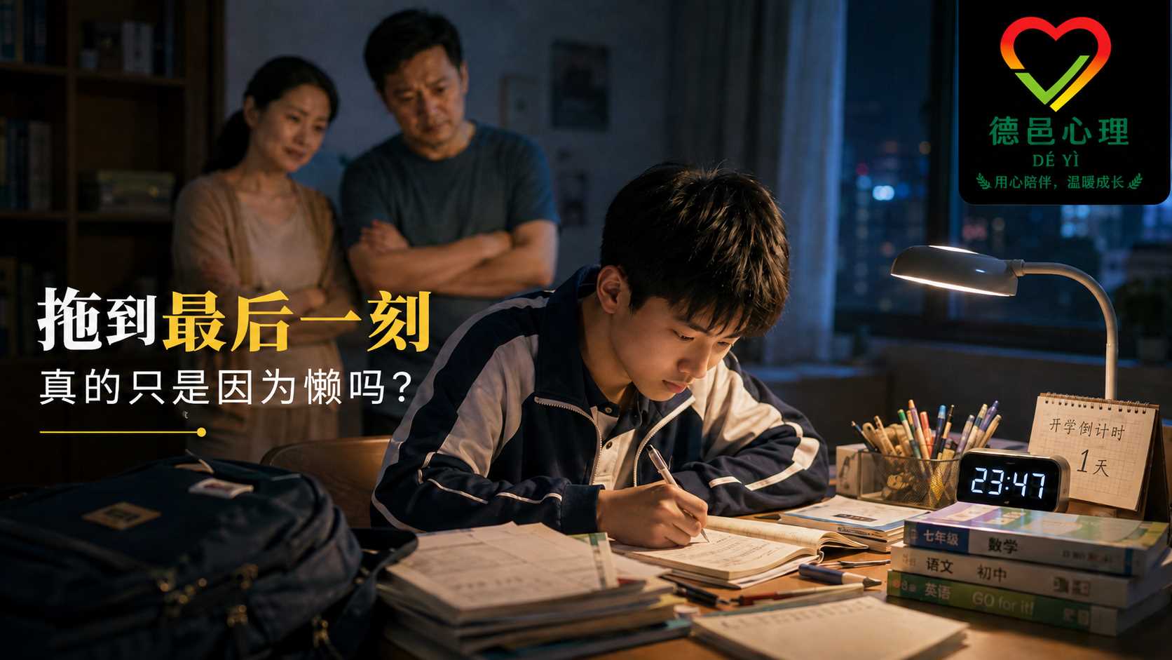 开学前疯狂补作业：孩子拖到最后一刻，真的是因为懒吗？