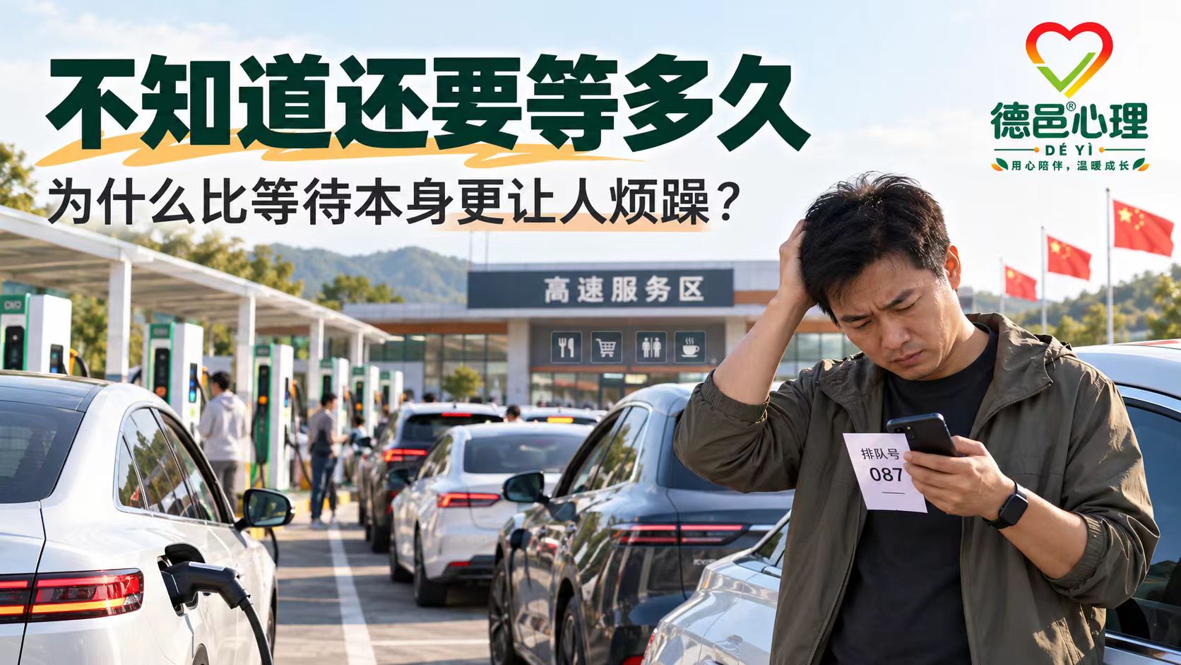 高速充电排到99号：为什么“不知道还要等多久”更容易让人烦躁？