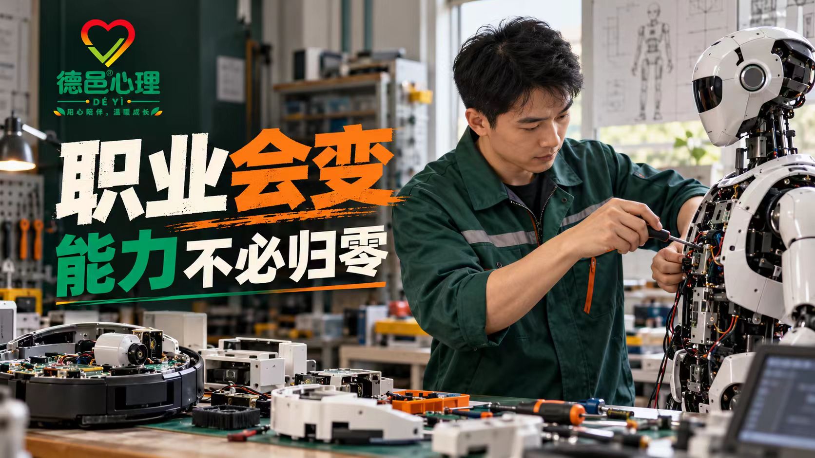 30岁家电维修师傅开始修人形机器人：真正能穿越职业变化的，可能不是“选对一行”