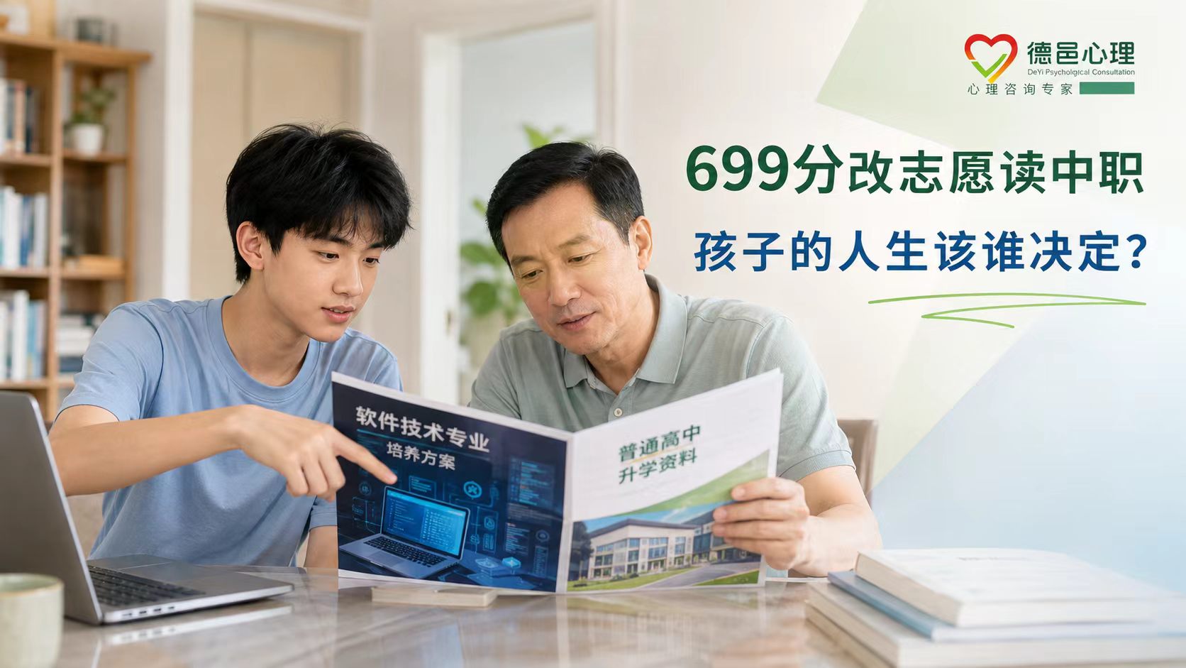 中考699分学生修改志愿引发青少年自主选择与亲子沟通讨论
