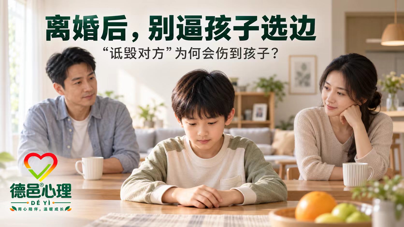 离婚后别逼孩子在父母之间选边 离异父母互相诋毁使孩子陷入忠诚冲突与选边压力