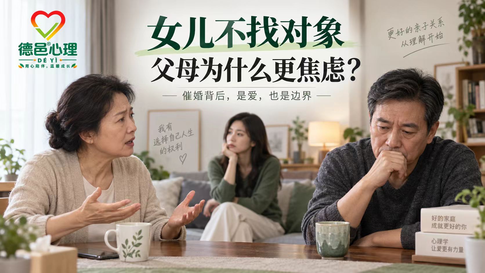 父母因成年女儿婚恋问题产生焦虑并重新思考家庭边界