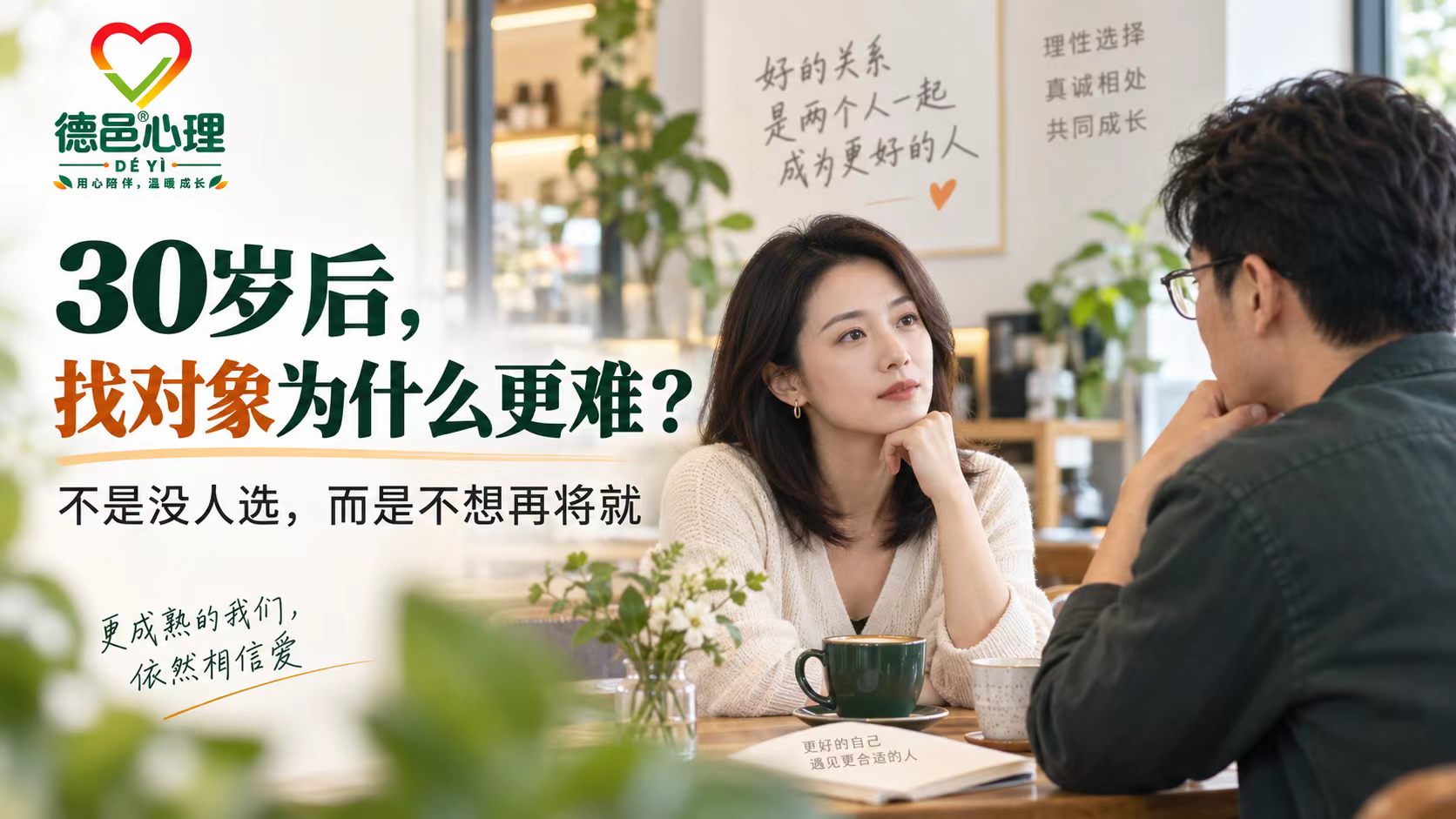 30岁后找对象为什么更难?理解婚恋焦虑与不愿将就 30岁后成年人面对婚恋选择与择偶压力,在关系期待和现实生活之间认真思考