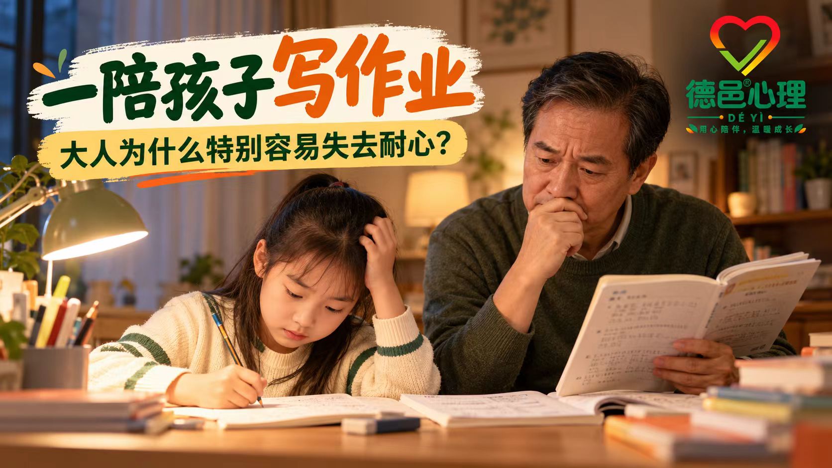 辅导作业为什么容易情绪失控?理解家长焦虑与亲子对抗循环 家长陪孩子写作业时从着急变得烦躁,体现期待落差、控制感下降与亲子对抗循环
