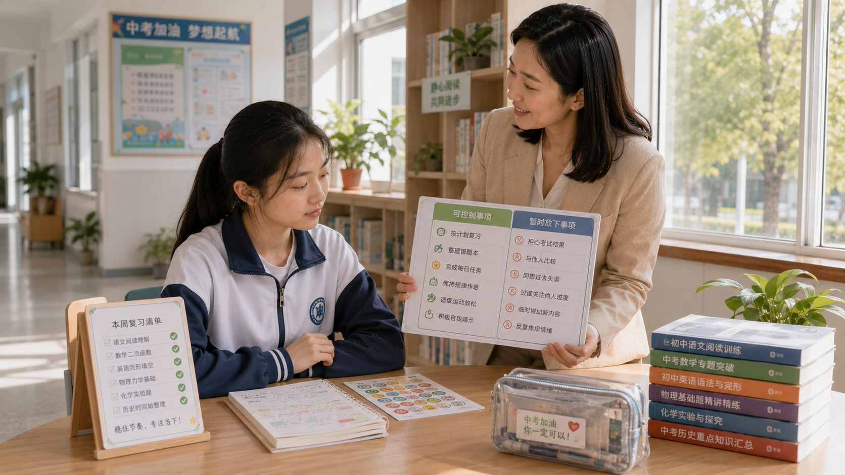 中考前如何保持良好心态