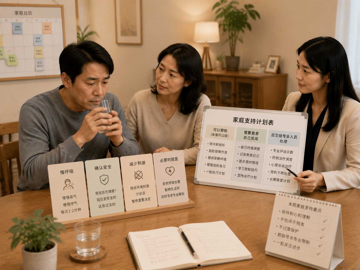 家人有焦虑症,陪伴时怎样帮才有效?理解症状,也避免过度保护 家人有焦虑症时如何正确陪伴和帮助