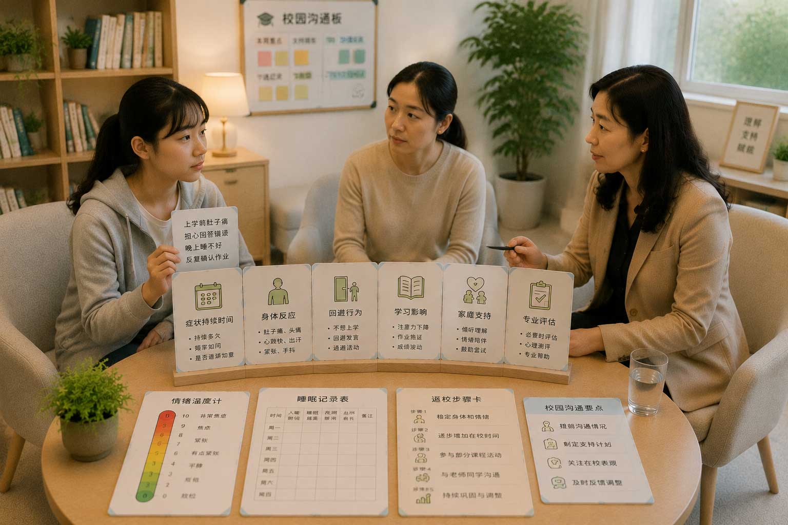 孩子总是担心、心慌和不想上学?青少年焦虑需要分级应对 青少年焦虑症的表现识别与家庭应对策略