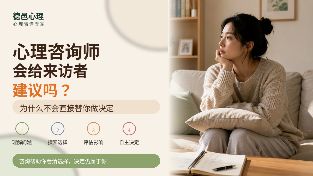 心理咨询师与来访者共同梳理问题和不同选择